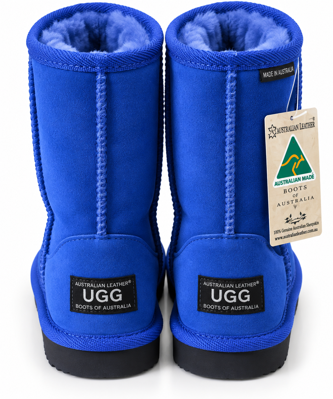 Australian Leather Ugg Classic Short - Blue Electric - AU5