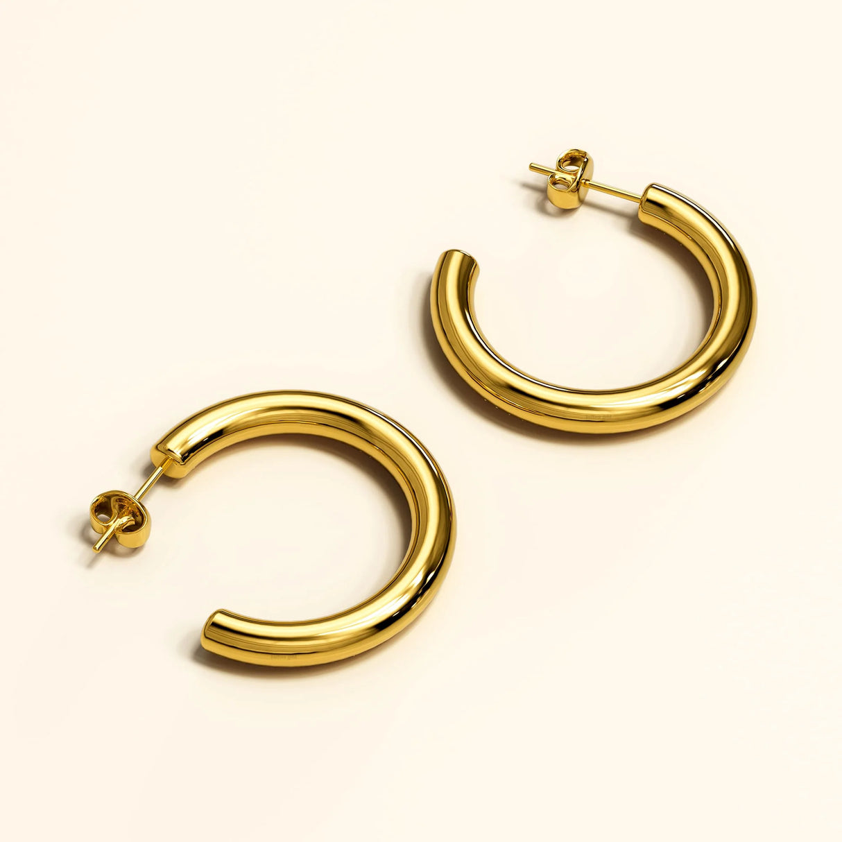Bullion Gold Erica Gold Hoop Earrings