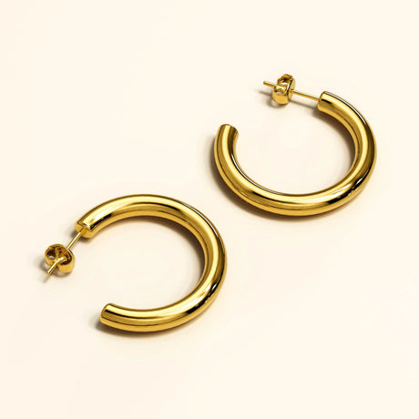 Bullion Gold Erica Gold Hoop Earrings