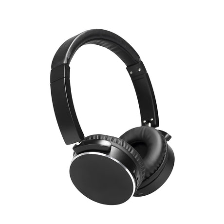 TODO Stereo Bluetooth 5.0 Headphones Earphones Rechargeable Battery Neodymium Driver - Black