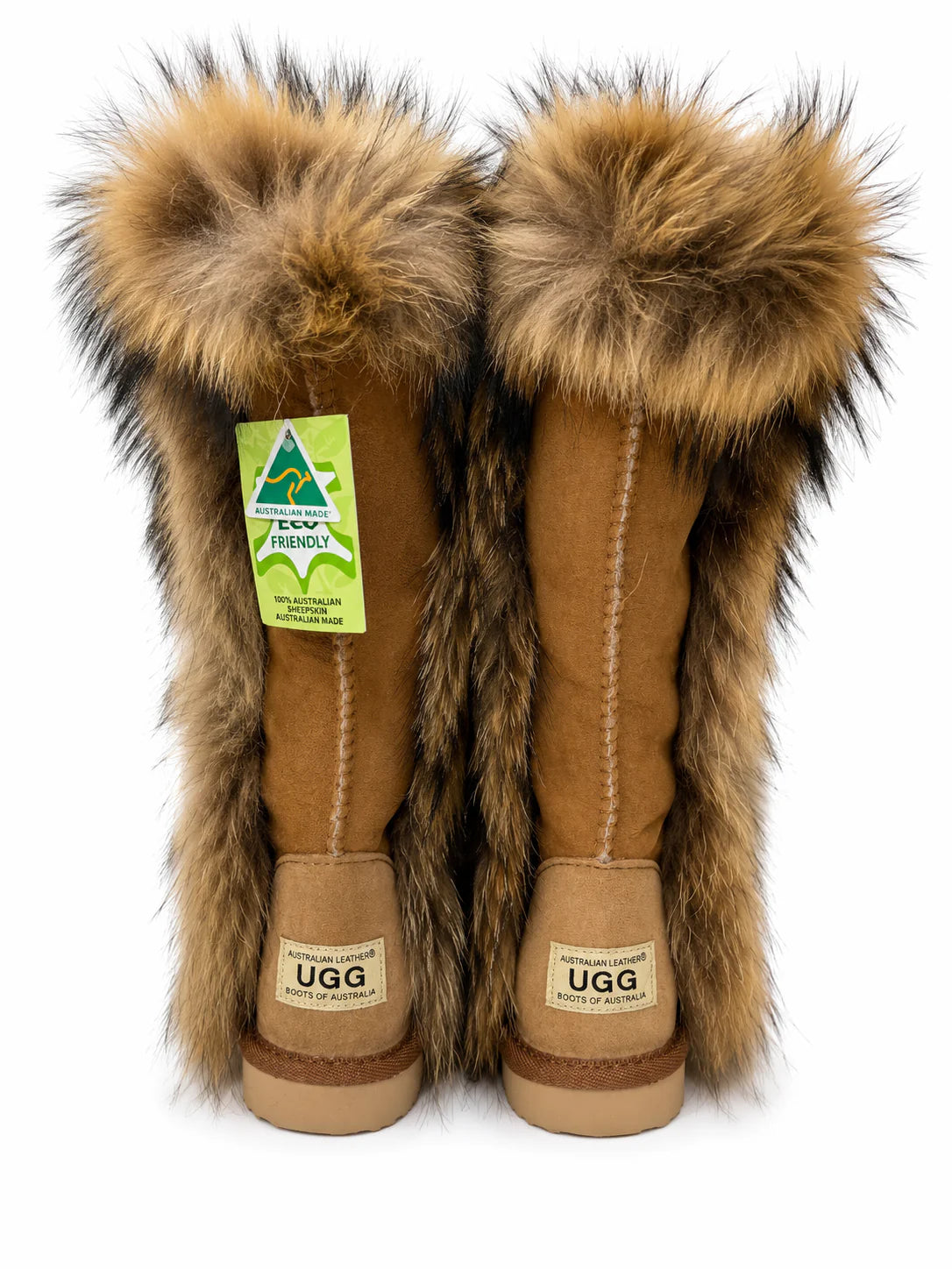 Australian Leather Ugg Fozy Long Uggs - Chestnut - AU4