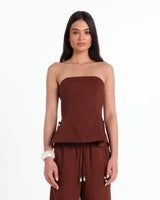 Lost In Lunar Arli Top - Choc