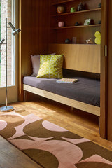 Orla Kiely Prism Flower Pink - Terracotta 158002 Runner Rug