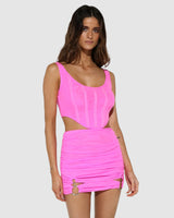 BY.DYLN Blair Corset - Pink