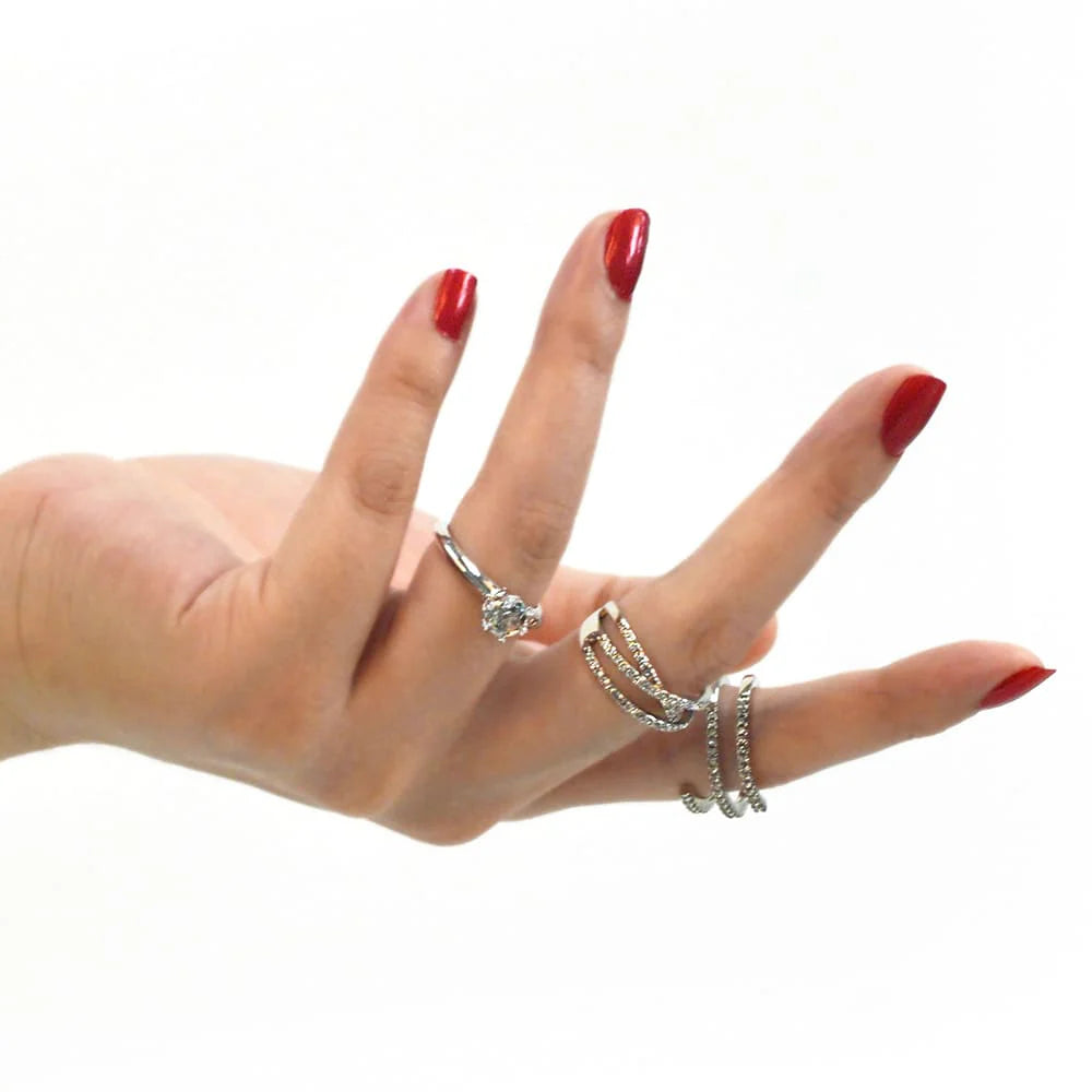 Krystal Couture Twirler Ring Embellished with SWAROVSKI Crystals