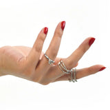 Krystal Couture Twirler Ring Embellished with SWAROVSKI Crystals