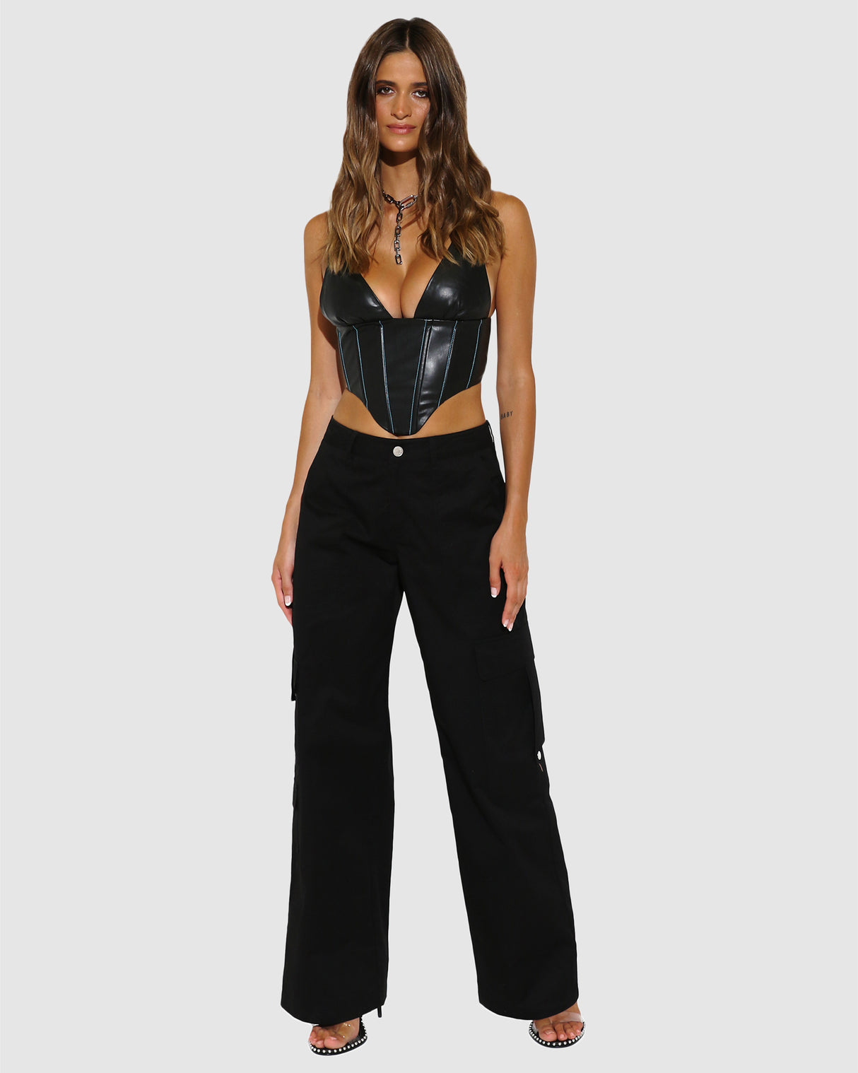 BY.DYLN Tay Corset - Black