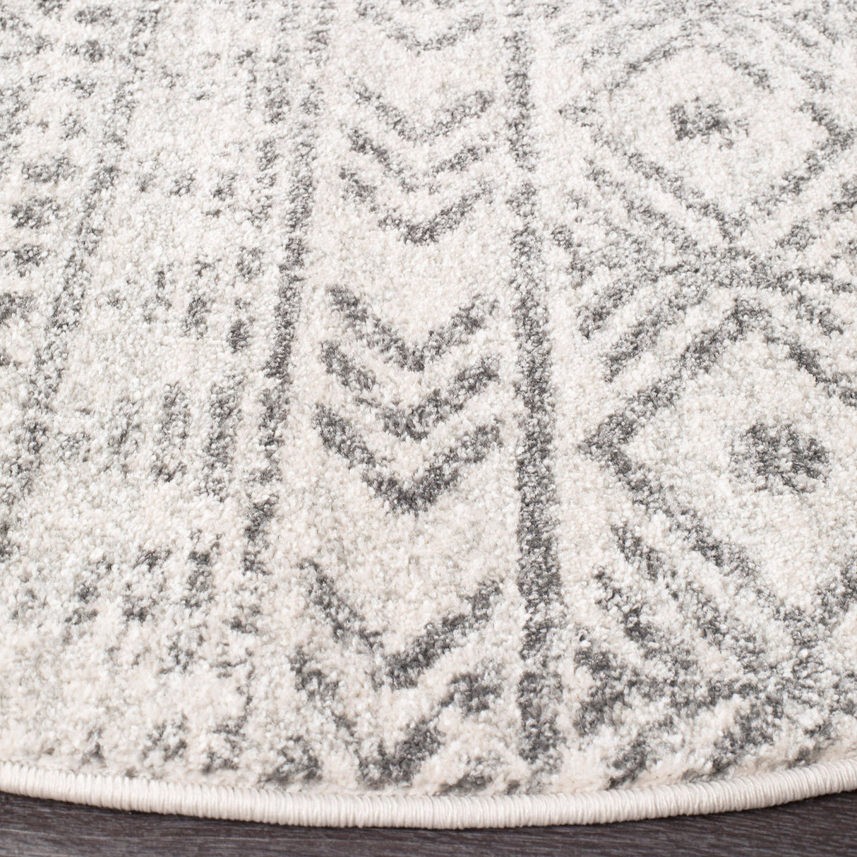 Oasis 456 Grey Round Rug