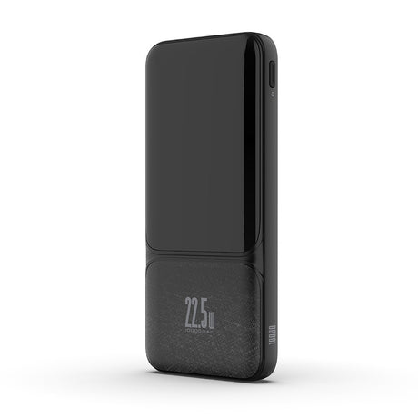 iQuick Power Square Power Bank 10000mAh 22.5W LED Display USB Type-C Type-A - Black