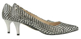 Bosccolo Womens High Heels - Silver Scales