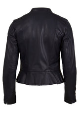 Womens Leather Jacket in Black