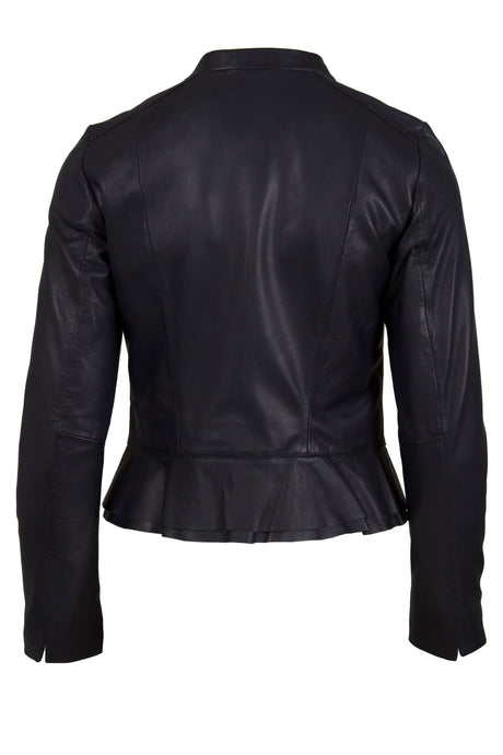 Womens Leather Jacket in Black