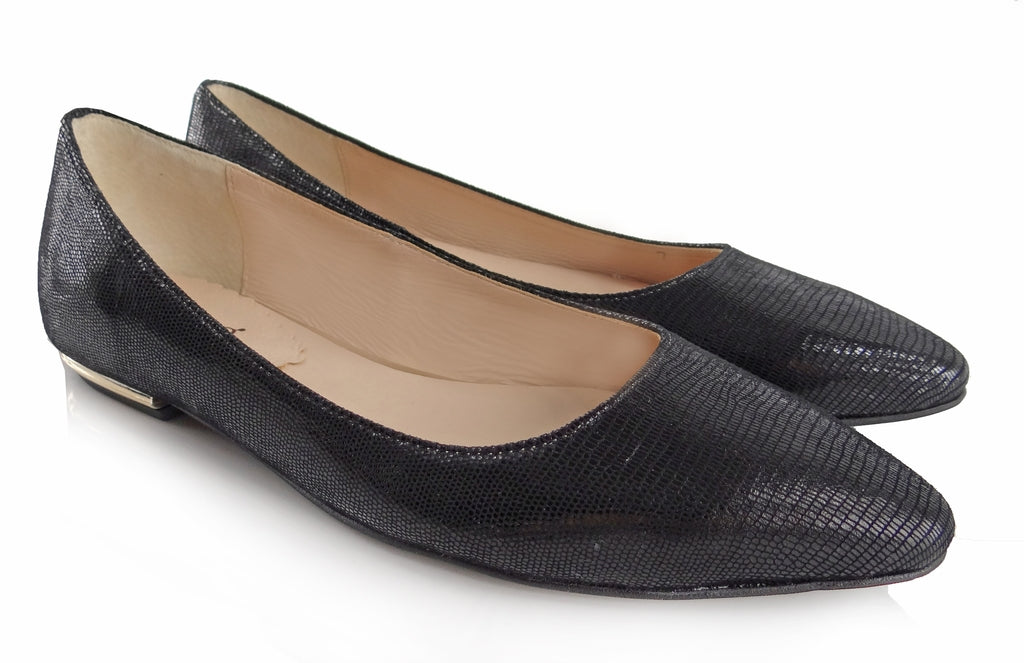 Bosccolo Womens Ballerina Viper - Black