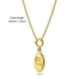 Bullion Gold Eye of Horus Gold Charm Necklace