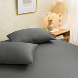 Sheraton Luxury Maison Egyptian Cotton Rich Fitted Sheet & Pillowcase Charcoal