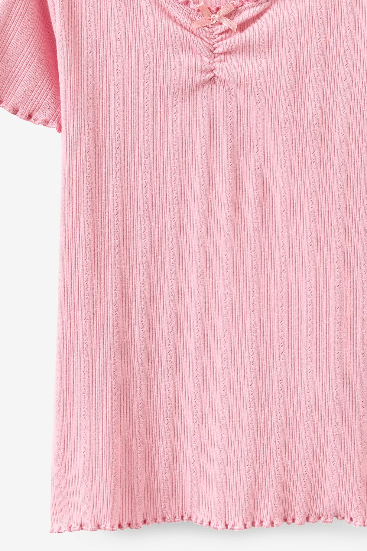 Cotton On Kids Girls Essential Harper Short Sleeve Baby Tee - Marshmallow