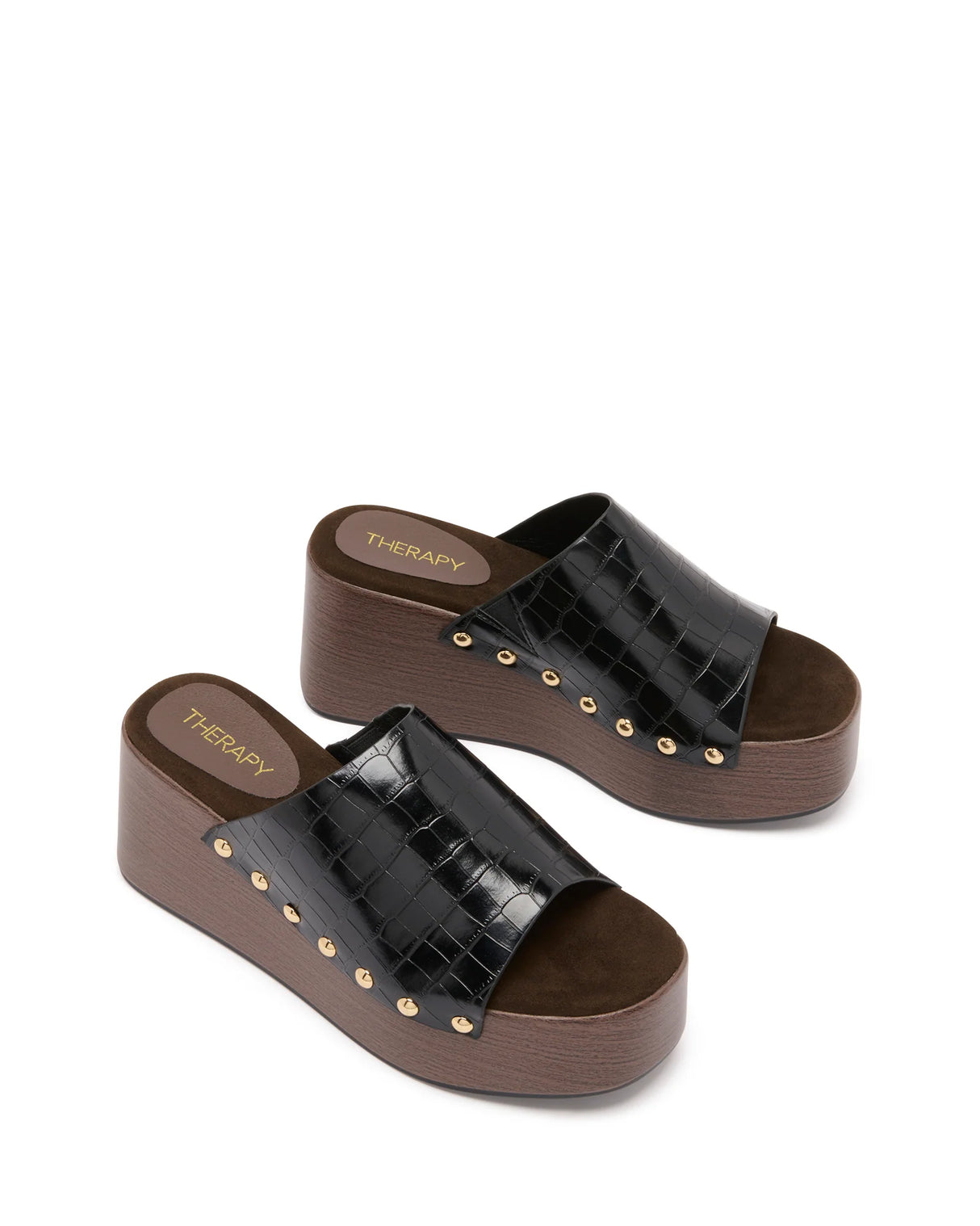 Therapy Imani Black Croc
