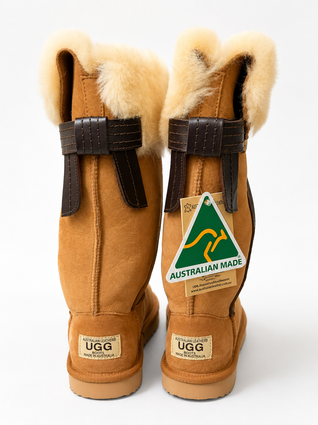 Australian Leather Ugg Classic Tall Tassel Detail - Chestnut - AU7