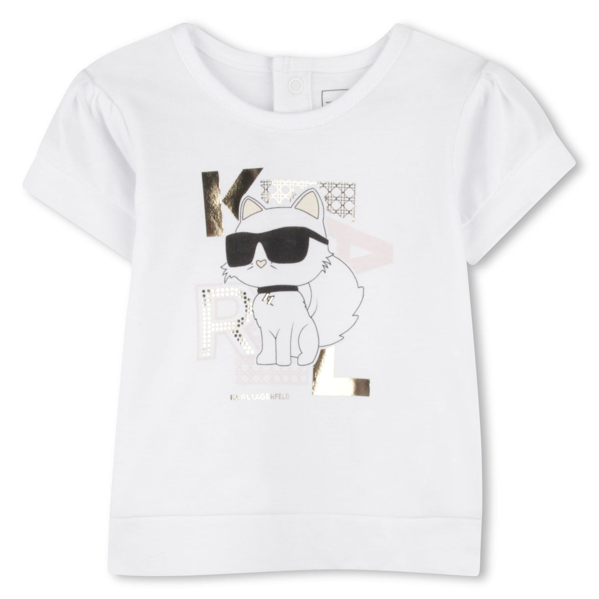 Karl Lagerfeld Girls So Cute D2 T-Shirt+Shorts - Pink