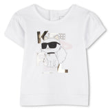 Karl Lagerfeld Girls So Cute D2 T-Shirt+Shorts - Pink