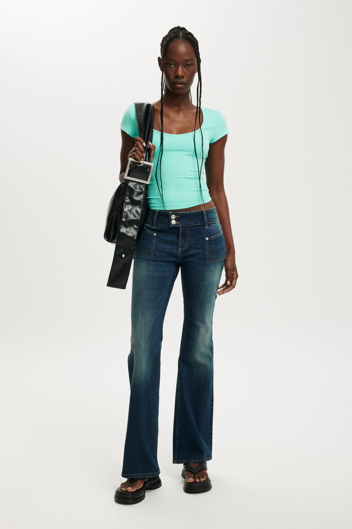 Cotton On Women's Hold Me Short Sleeve - Lagoon