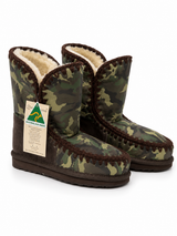 Australian Leather Ugg Napa Us Army Print - Green - AU6