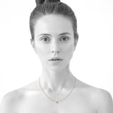 Bullion Gold Initials Brick Alphabet Letter Necklace Rose Gold Layered Steel Jewellery