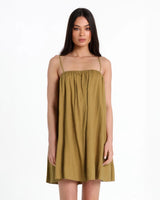 Lost In Lunar Ferrera Mini Dress - Olive