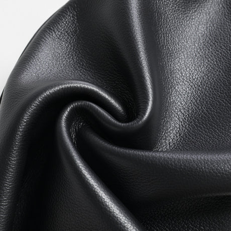 Slouchy Pillow Leather Bag – Double-Zip Shoulder & Crossbody Bag