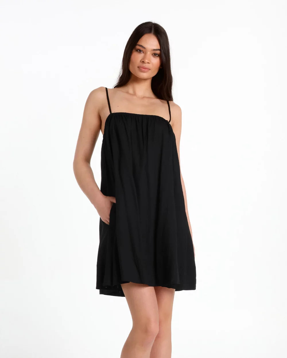 Lost In Lunar Ferrera Mini Dress - Noir