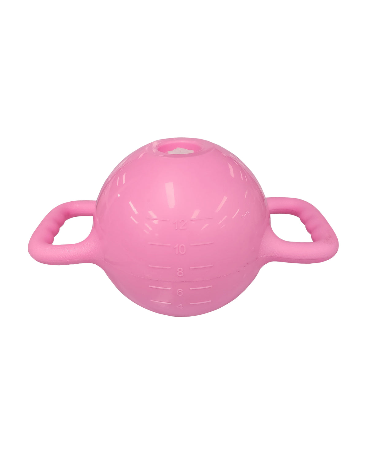 Yoga Fitness Kettlebell Water Filled Adjustable 1-6kg Double Handle Heavy Duty Exercise Kettle Bell - Pink