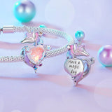 Solid 925 Signature Silver Mystic Majesty Unicorn Charm