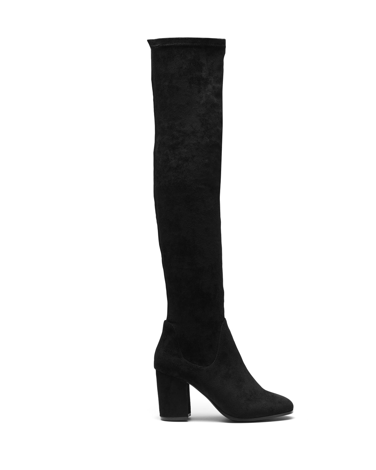 Therapy Hanover Black Stretch Faux Suede