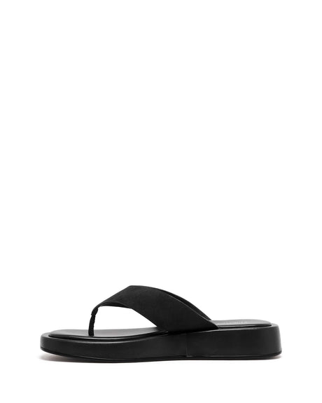 Therapy Veda Black Faux Suede