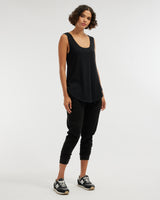 Amelius Kieran Cropped Jogger - Black