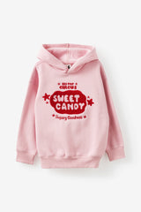 Cotton On Kids Girls Sammy Oversized Hoodie - Marshmallow/Sweet Candy