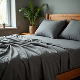 Royal Comfort Bamboo Cooling 2000TC Sheet Set- Mid Grey