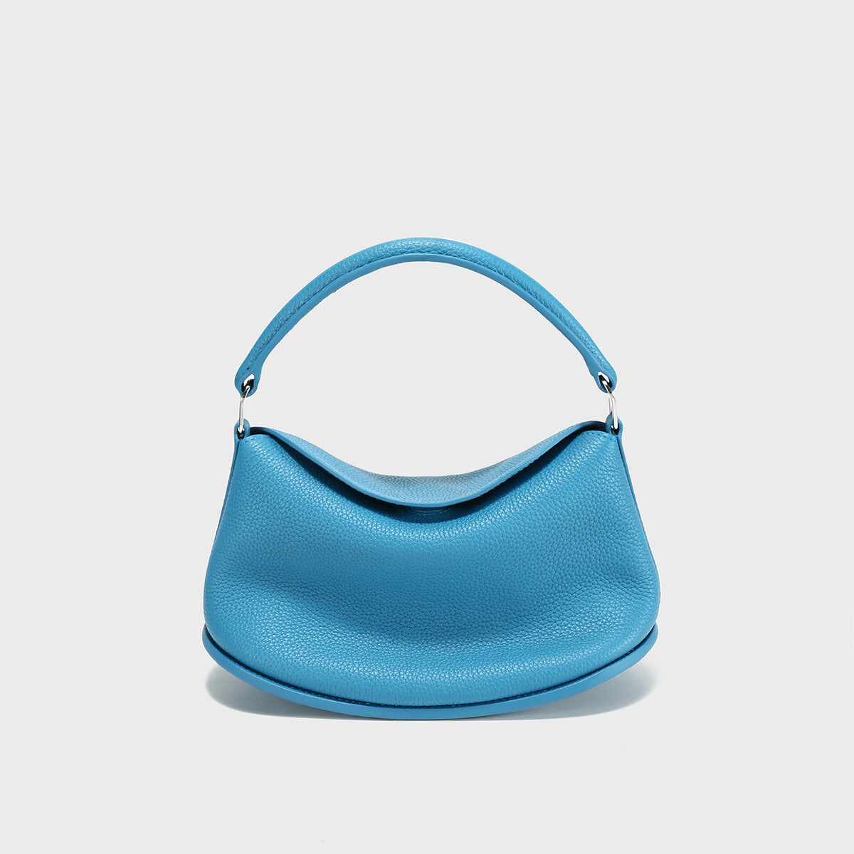TOGO Leather Slouchy Pillow Bag - Blue