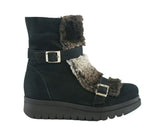 Bosccolo Womens Boots - Black Nubuck