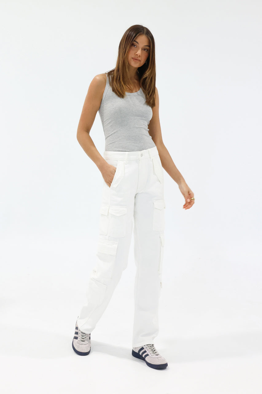 Madison The Label Malani Tank - Grey
