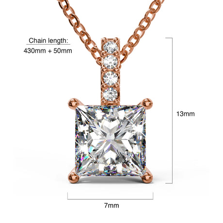 Krystal Couture The Last Chance Necklace Embellished with Swarovski Crystals