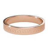 Bullion Gold Javaid Meander Ring in Rose Gold