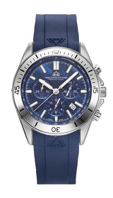 Christophe Duchamp Stratos - Blue Dial & 316L Stainless Steel & FKM Rubber Strap