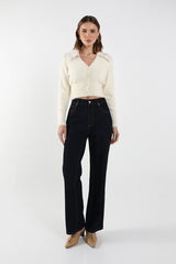Madison The Label Lucy Knit Cardigan - Cream