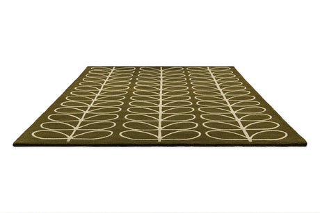 Orla Kiely Linear Stem Olive 060501 Rug