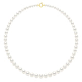Necklace Prestige Semi-Round Freshwater Pearl White 11-5mm