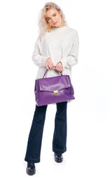 Bosccolo Briefcase - Purple