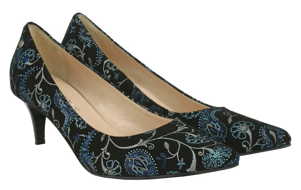 Bosccolo Womens High Heels - Blue/Black