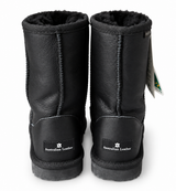 Australian Leather Ugg Classic Leather Short - Black - AU7