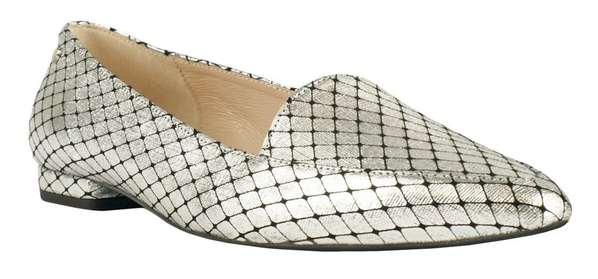 Bosccolo Womens Moccasin - Silver
